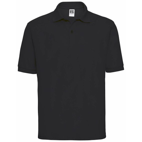 Russell Herr Classic Kortärmad Polycotton Pikétröja 6XL Svart Black 6XL