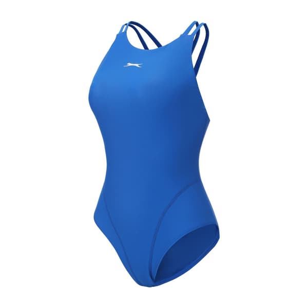 Slazenger Dam/Dam String-Back Baddräkt i ett stycke 16 UK Co Cobalt 16 UK