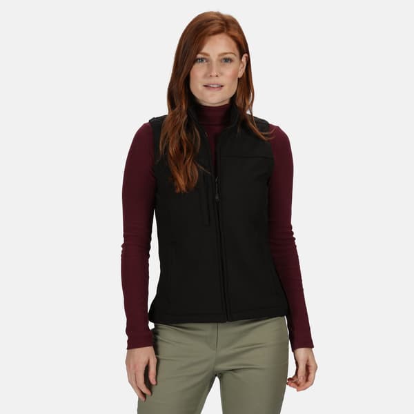 Regatta Professional Dam Softshell Body Warmer 20 Alla All Black 20