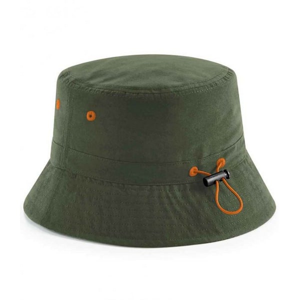 Beechfield Unisex Vuxen Återvunnen Bucket Hat S-M Olivgrön Olive Green S-M