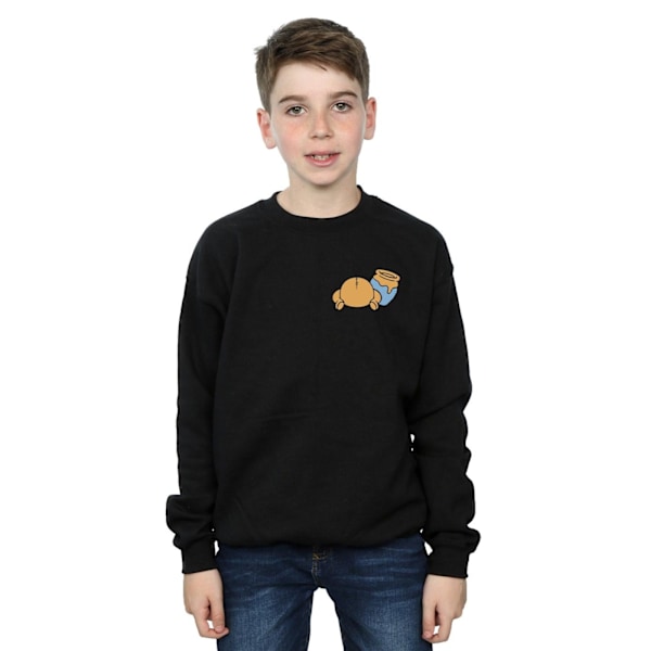 Disney Boys Winnie The Pooh Bakside Brösttryck Sweatshirt 12 Black 12-13 Years