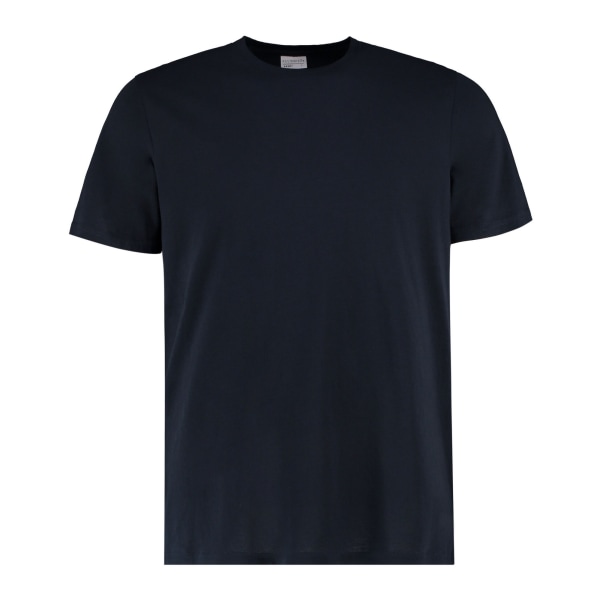Kustom Kit Herr bomull T-shirt S Marinblå Navy Blue S