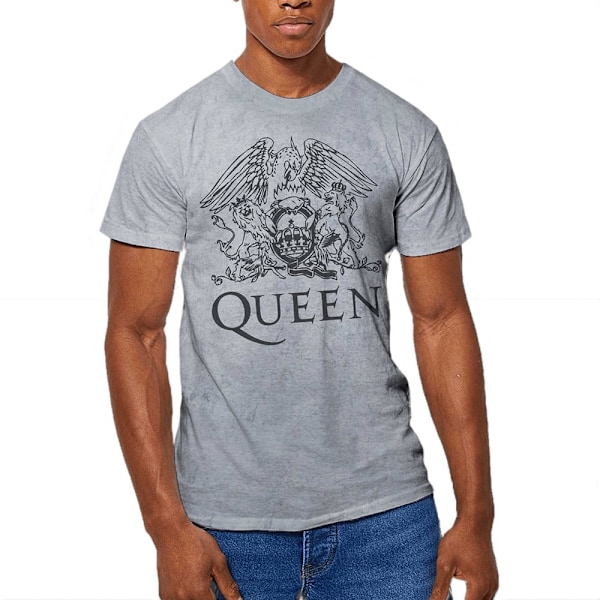 Queen Unisex Adult Crest T-Shirt XL Vit White XL