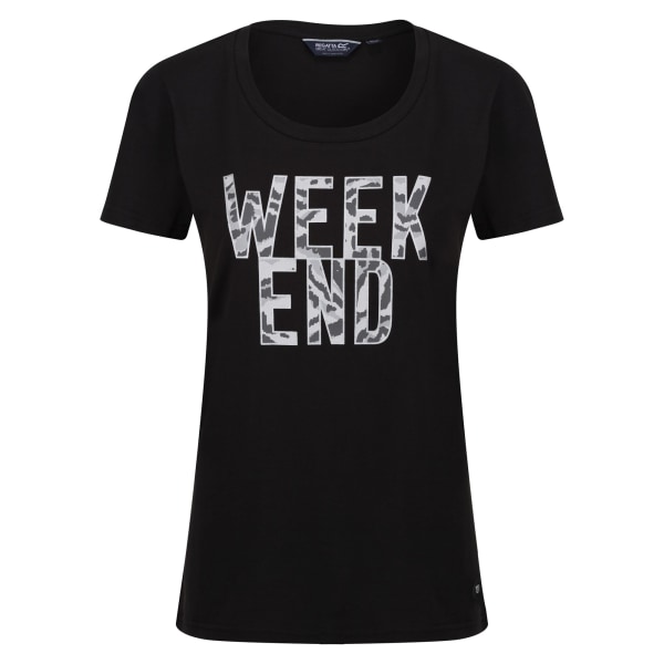 Regatta Dam/Dam Filandra VII Week End T-shirt 10 UK Svart Black 10 UK