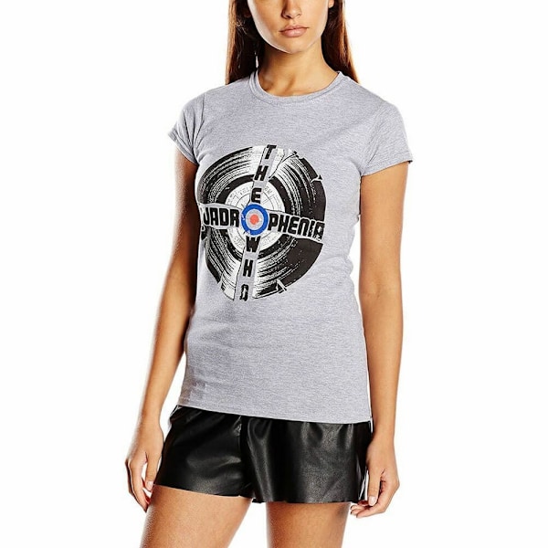 The Who Damklockor Quadrophenia Bomull T-shirt S Grå Grey S