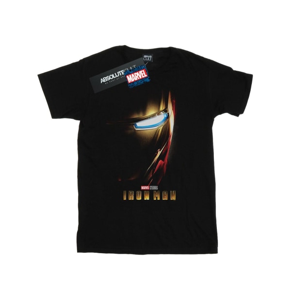 Marvel Studios Boys Iron Man Poster T-shirt 7-8 år Svart Black 7-8 Years