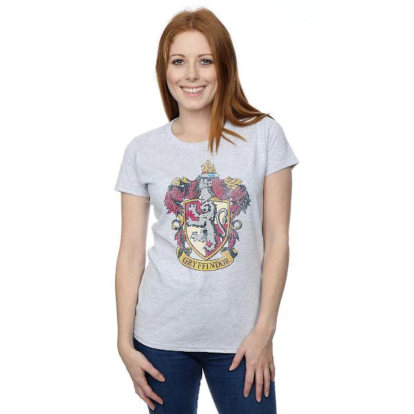 Harry Potter Dam/Kvinnor Gryffindor T-Shirt M Sports Grey Sports Grey M