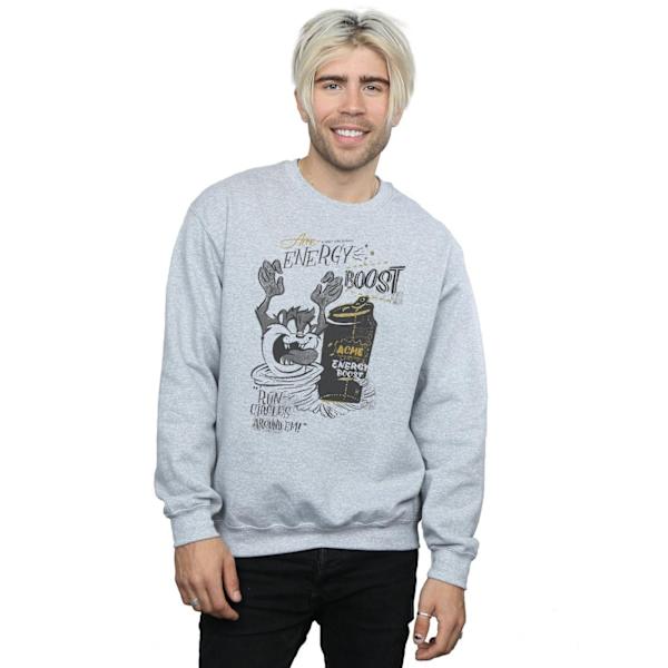 Looney Tunes Herr Taz Energy Boost Sweatshirt L Sports Grey Sports Grey L