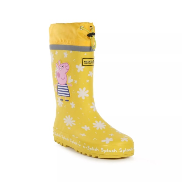 Regatta Childrens/Kids Daisy Greta Gris Wellington Boots 9 UK Ch Maize Yellow 9 UK Child