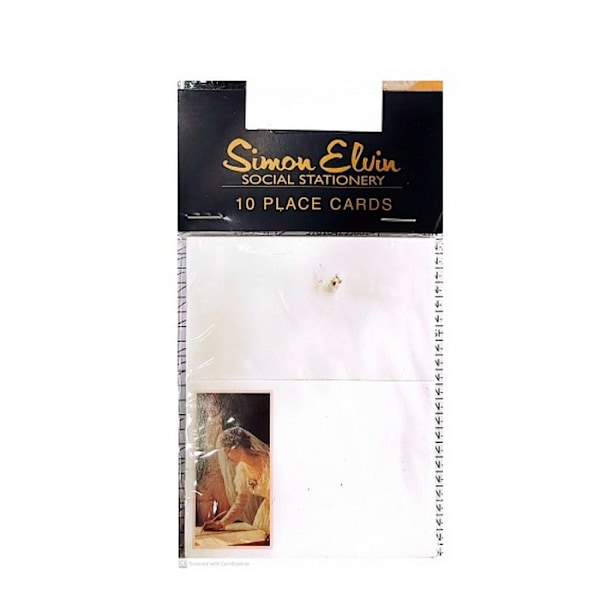 Simon Elvin Placeringskort (10-pack) One Size Vit/Brun White/Brown One Size