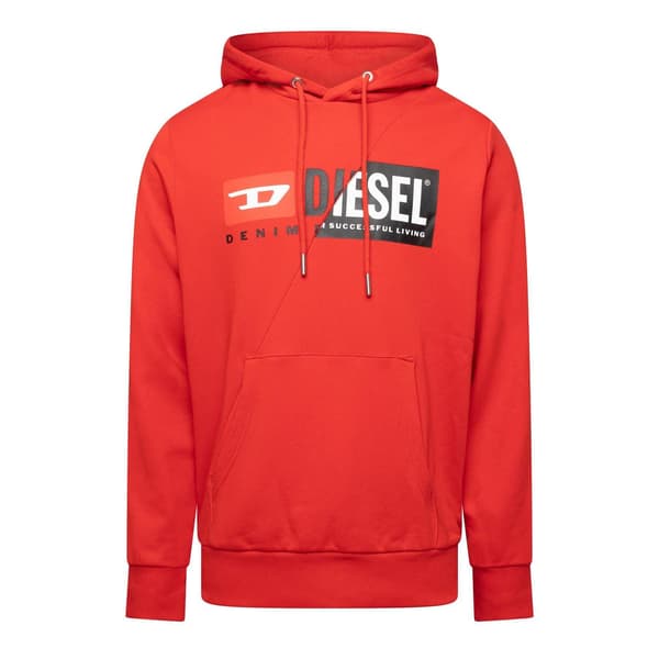 Diesel Herr Hoodie S Racing Red Racing Red S