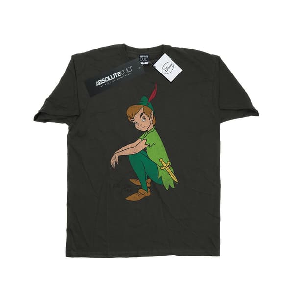 Peter Pan Klassisk Heather T-shirt för män S Ljus Grafit Light Graphite S