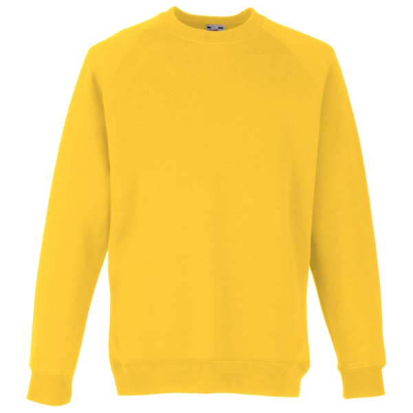 Fruit Of The Loom Barnkläder Unisex Raglanärm Sweatshirt 12- Sunflower 12-13