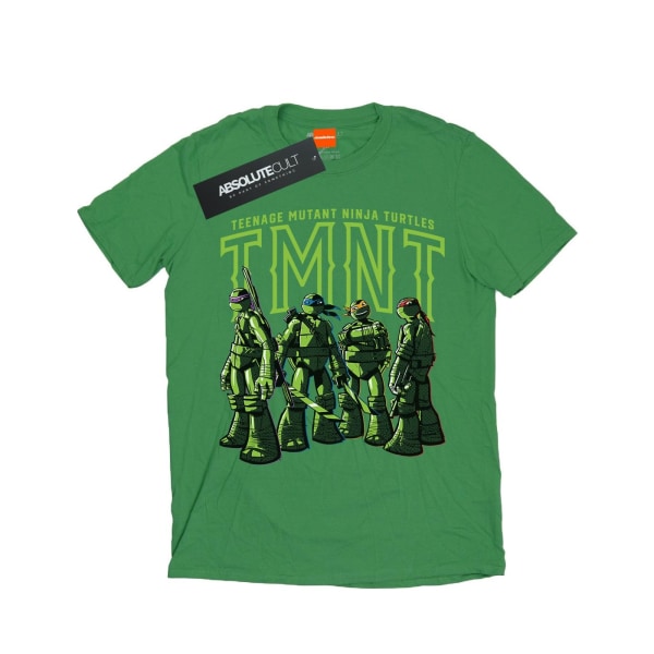 TMNT Dam/Damer Retro Pop Squad Bomull Boyfriend T-Shirt M I Irish Green M