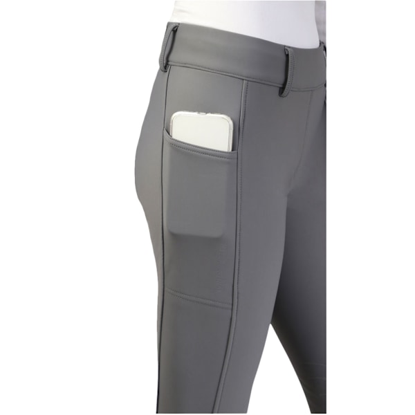 Hy Dam/Kvinnor Glacial Softshell Ridbyxor XS Grå Grey XS