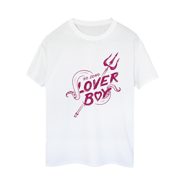 Disney Womens/Ladies Villains Ursula Lover Boy Bomull Boyfriend White 3XL