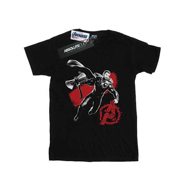 Marvel Pojkar Avengers Endgame Mono Thor T-Shirt 12-13 År Svart Black 12-13 Years