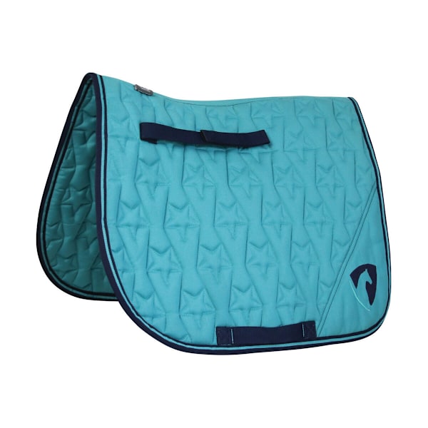 Hy Belton hästsadelpad Pony/Cob Teal/Navy Teal/Navy Pony/Cob