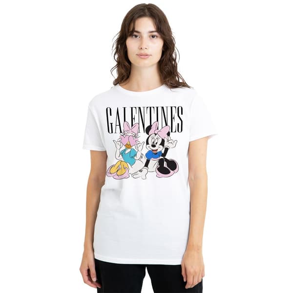 Disney Dam/Dam Galentines Mimmi Pigg & Daisy Alla hjärtans dag White S