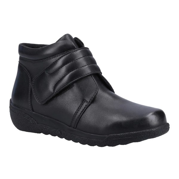 Fleet & Foster Dam/Dam Shetland Läder Ankelboots 2 UK Black 2 UK