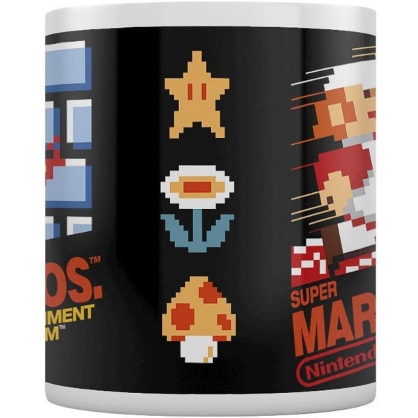 Super Mario NES Cover Mugg One Size Flerfärgad Multicoloured One Size