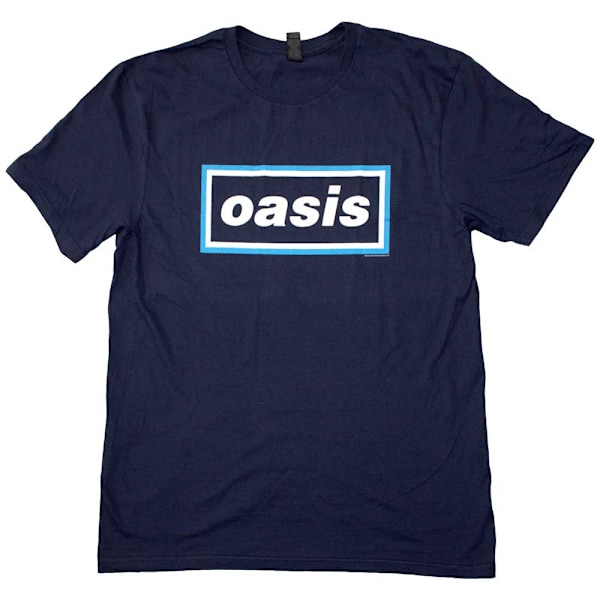 Oasis Unisex Vuxen Maine Road Event Logotyp T-shirt XL Marinblå Navy Blue XL