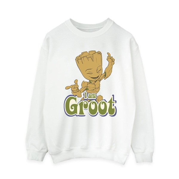 Guardians Of The Galaxy Dam/Damer Groot Dancing Sweatshirt White XXL