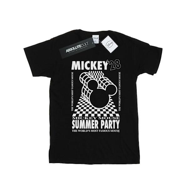 Disney Boys Mickey Mouse Summer Party T-shirt 7-8 år Svart Black 7-8 Years