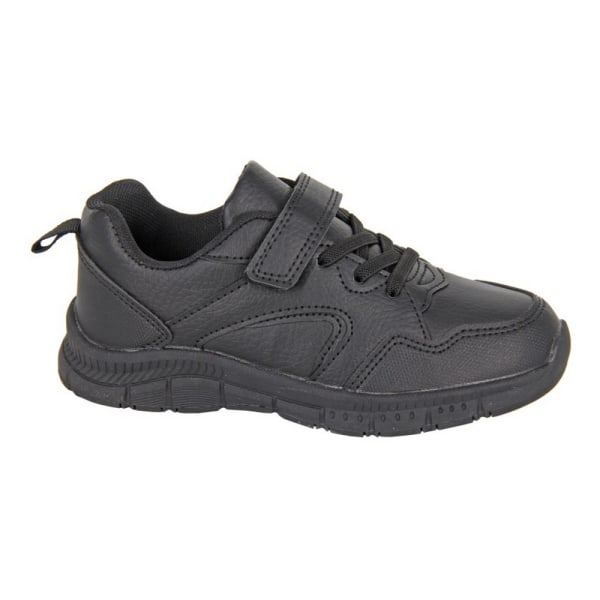 Route 21 Boys Touch Fastening Trainers 10 UK Child Black Black 10 UK Child
