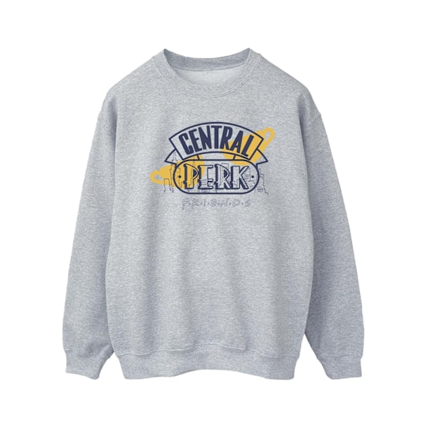 Friends Herr Central Perk Sweatshirt S Sports Grey Sports Grey S