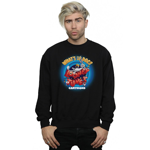 Looney Tunes Herr Cartoons What´s Up Doc Cirkel Sweatshirt 5XL Black 5XL