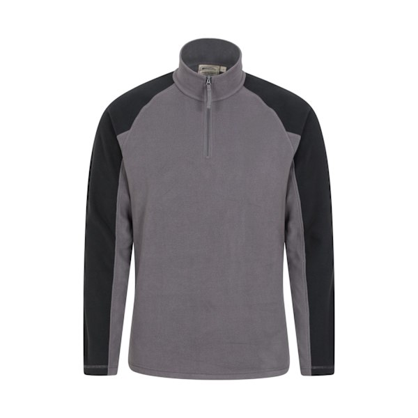 Mountain Warehouse Ashbourne II Fleece Tröja med Halv Dragkedja Herr XXS Da Dark Grey XXS
