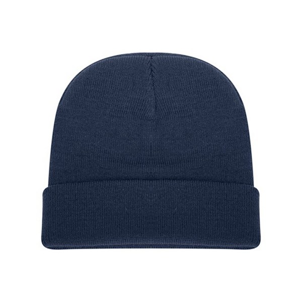 Absolute Apparel Stickad Uppvikbar Skidmössa One Size Marinblå Navy One Size