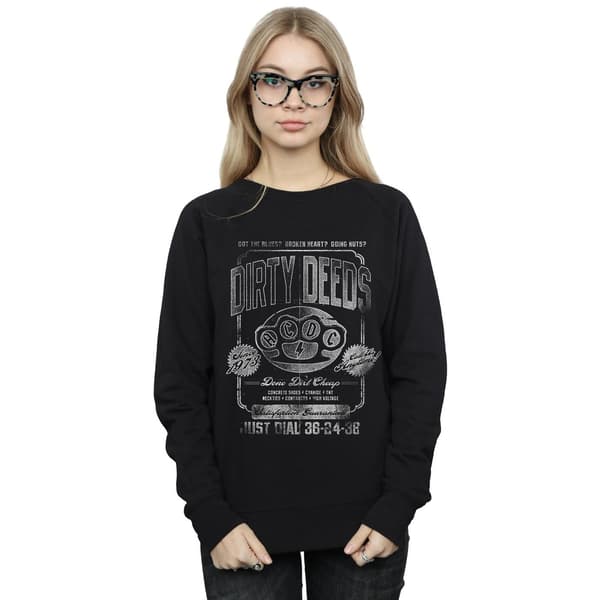 AC/DC Dam/Dam Just Dial Sweatshirt S Svart Black S