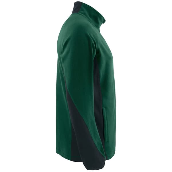 Projob Herr Prio Microfleece Raglan Fleecejacka 3XL Skogsgrön Forest Green 3XL