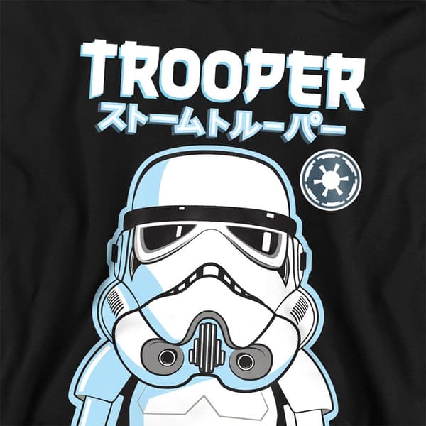 Star Wars Barn/Kids Stormtrooper Kawaii Pullover Hoodie 5- Athletic Heather 5-6 Years