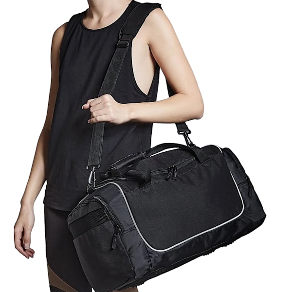 Quadra Teamwear Locker Bag One Size Svart/Ljusgrå Black/Light Grey One Size