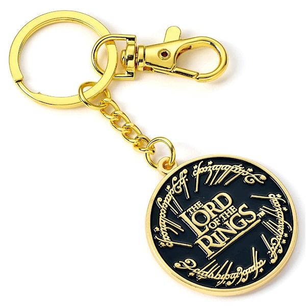 The Lord Of The Rings Charm Logo Nyckelring One Size Svart/Guld Black/Gold One Size