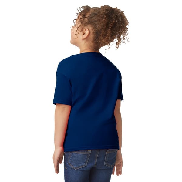 Gildan Barn/Barn Plain Bomull Tung T-shirt 2 År Marinblå Navy 2 Years