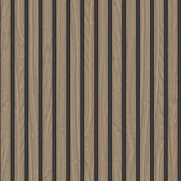 Belgravia Trälameller Vinyltapet One Size Valnöt Brun Walnut Brown One Size