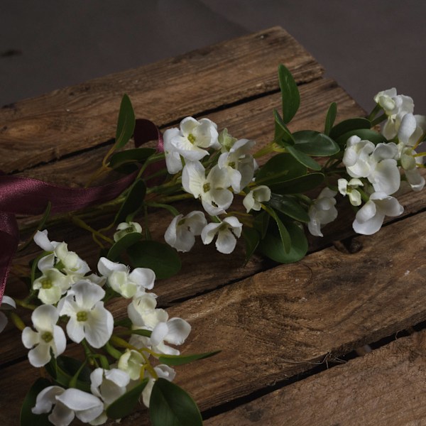Hill Interiors Konstgjord vår apelsinblomma En storlek Vit White One Size