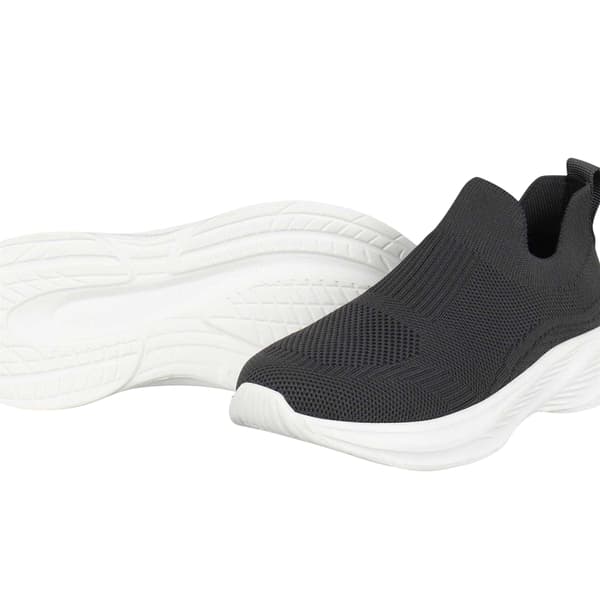 Slazenger Barn/Kids Spark Texturerade Stickade Sock Trainers 1 Grey/White 1 UK