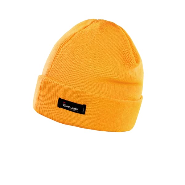Result Unisex Lätt Termisk Vinter Thinsulate Mössa (3M 40g Fluoresent Yellow One Size