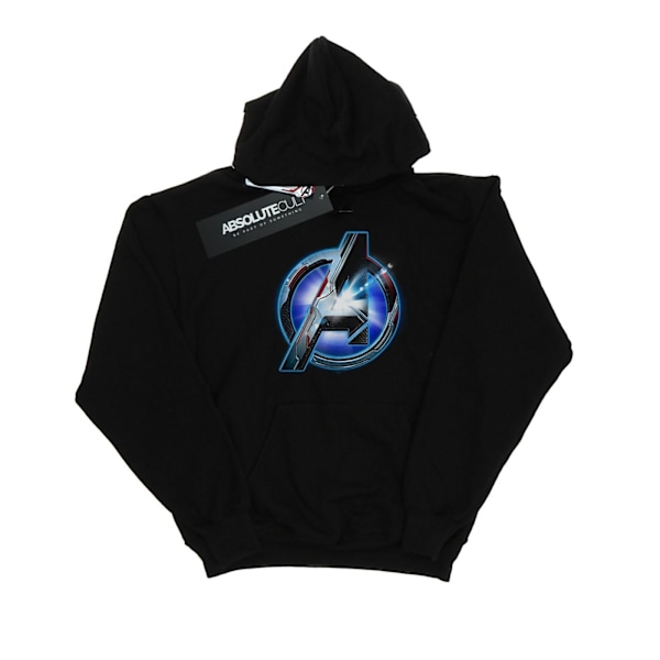 Marvel Womens/Ladies Avengers Endgame Glowing Logo Hoodie XXL B Black XXL