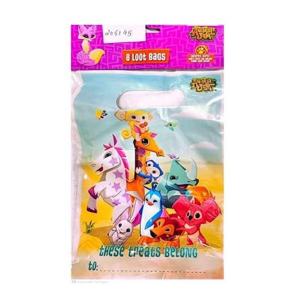 Animal Jam Tinimal Tjam Party Bags (8-pack) En Storlek Flerfärgad Multicoloured One Size