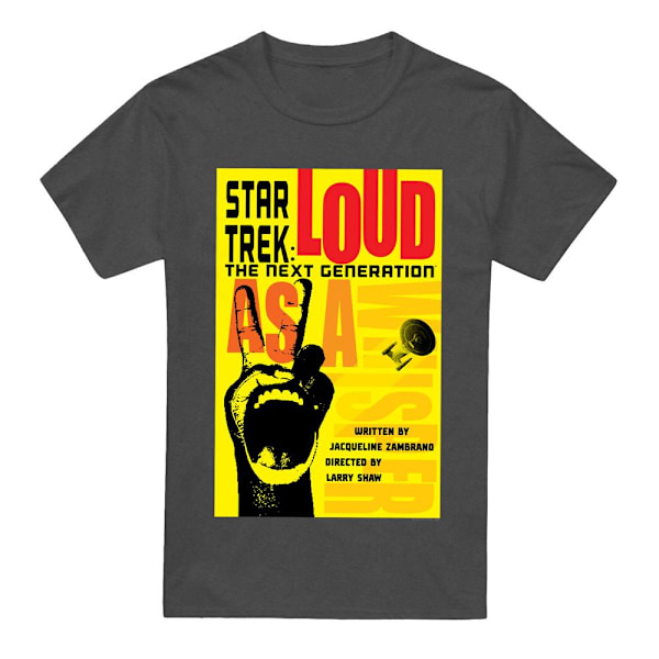 Star Trek Unisex Vuxen The Next Generation Säsong 2 Avsnitt 5 T-shirt Charcoal L