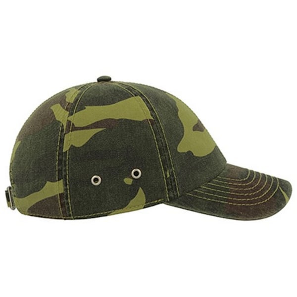 Atlantis Action 6 Panel Chino Baseball Cap One Size Camouflage Camouflage One Size
