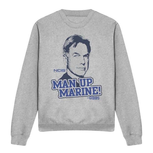 NCIS Unisex Vuxen Man Up Sweatshirt L Sport Heather Sport Heather L
