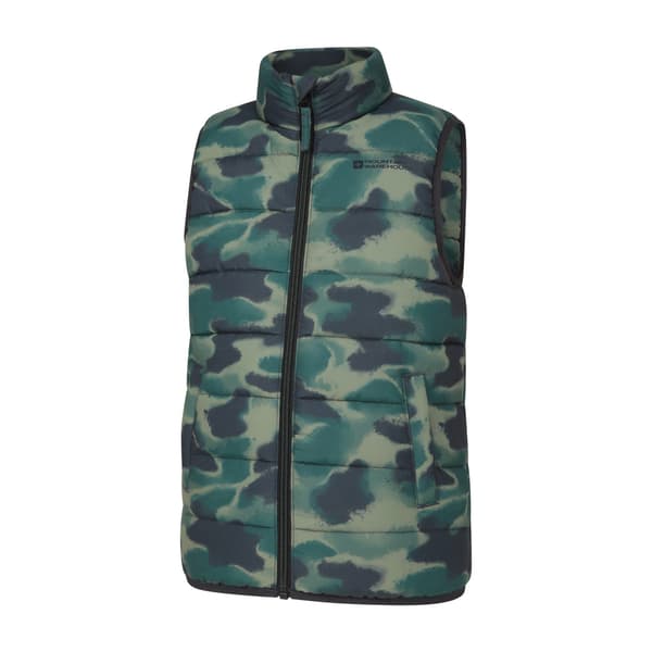 Mountain Warehouse Rocko Fjärilsvadderad väst för barn Light Khaki 7-8 Years