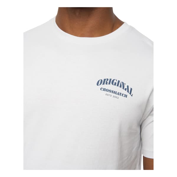 Crosshatch Herr Labstock T-shirt L Blå Blue L
